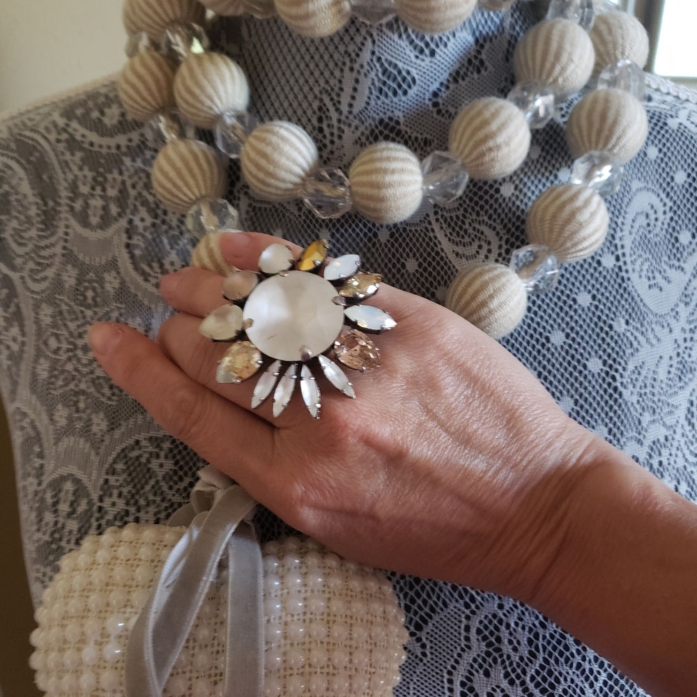 Daisy Paris Bijoux Statement Ring Adjustable - image 4